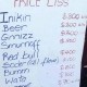 If you see this price list at any party tonight