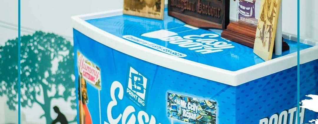Print Big Easy Booths are great for distributing samples and