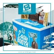 Print Big Easy Booths are great for distributing samples and