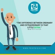 The difference between ordinary and extraordinary is that little extra