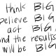 Think believe and act fridaymotivation